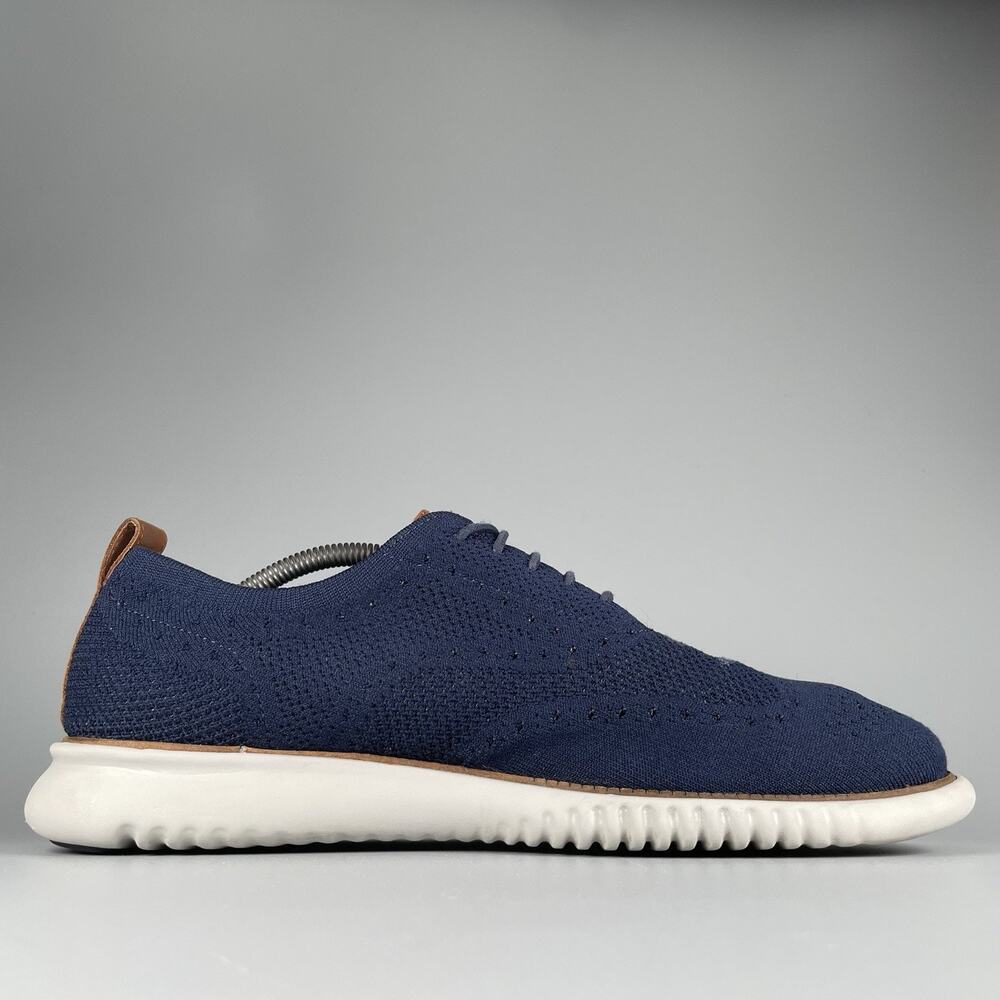 Cole Haan 2.Zerogrand Men’s Size 11.5 M Blue Stitchlite Oxford Casual Dress Shoe - Picture 5 of 9